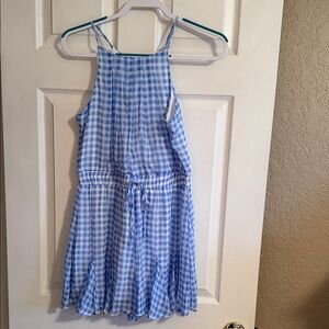 Altar'd State Blue Gingham Romper